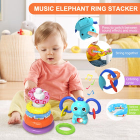 Seveclotree suction cup spinner toy enhances grip and visual tracking.