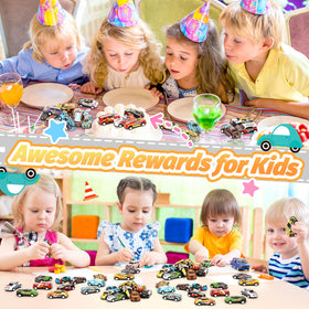 SevenQ bright color cars spark imagination in pretend play