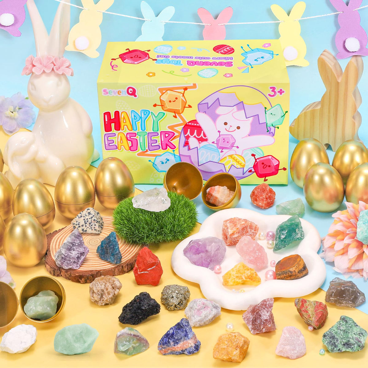 Bright crystal gems from SevenQ spark curiosity during play