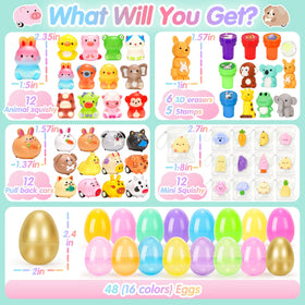 SevenQ eggs with openable design for easy filling and reopening fun.