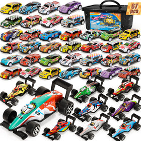 SevenQ Party Favors mini cars with storage box for tidy playtime.
