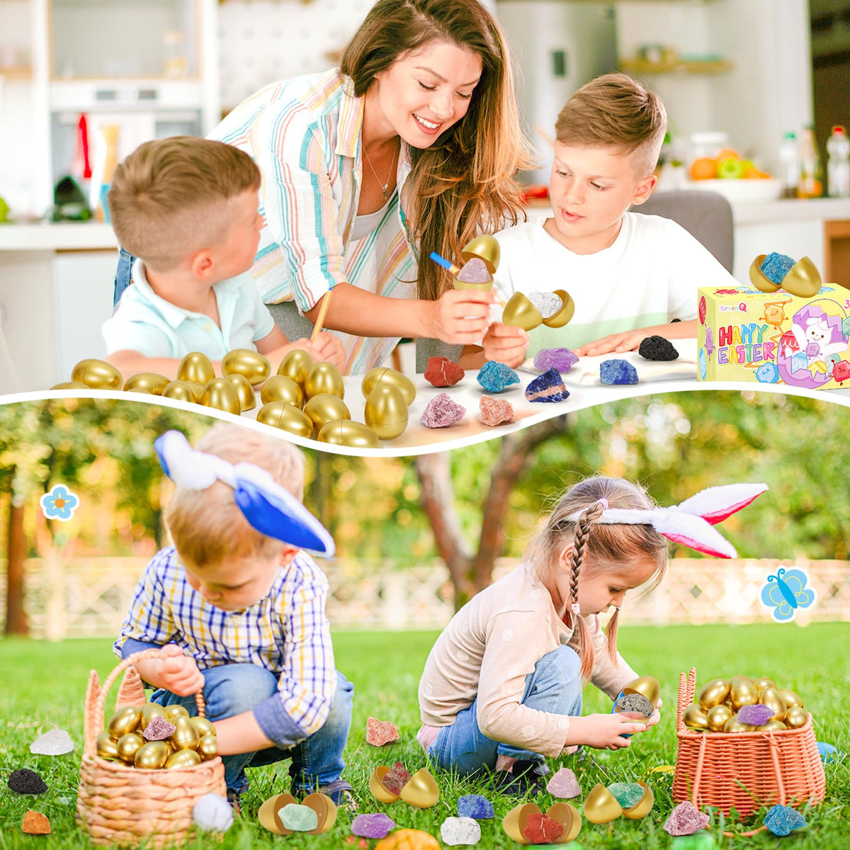 Stone collection gems from SevenQ to explore rocks through play