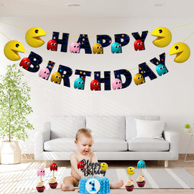 Seyal Pacmn Ghost balloon collection adds vibrant color and arcade spirit to any space.