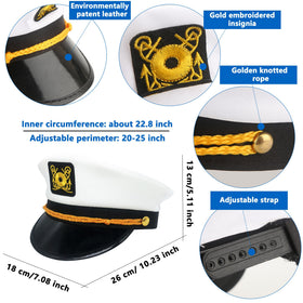 SGBETTER captain hat black visor blocks sun for daytime events.