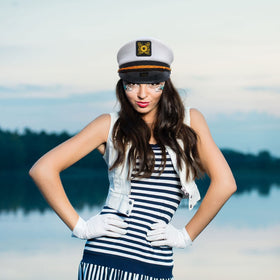 SGBETTER captain hat patch embroidery, premium decorative detail and durability