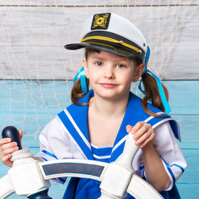 SGBETTER white captain hat packaging with 12-piece set for gifting