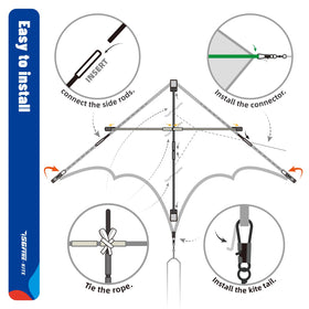 SGftre Delta Kite ideal for beach and park sessions