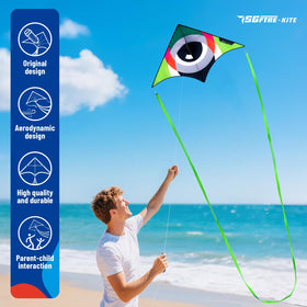 SGftre Delta Kite on beach capturing joyful moments and steady flights