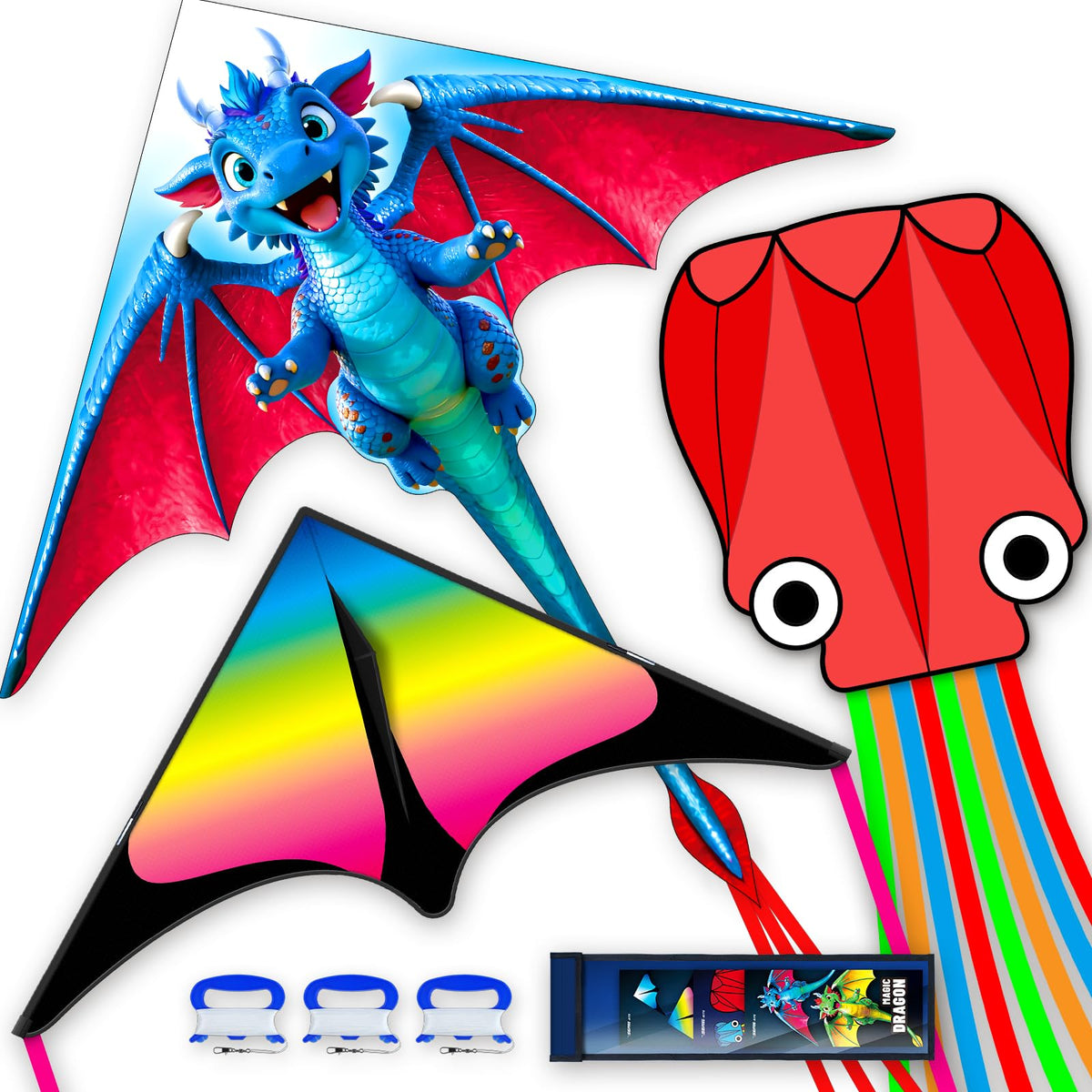 SGftre delta kite in the sky offering stable lift for beginners.