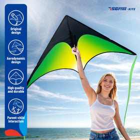 SGftre Delta Kite used by kids and adults for park and beach fun