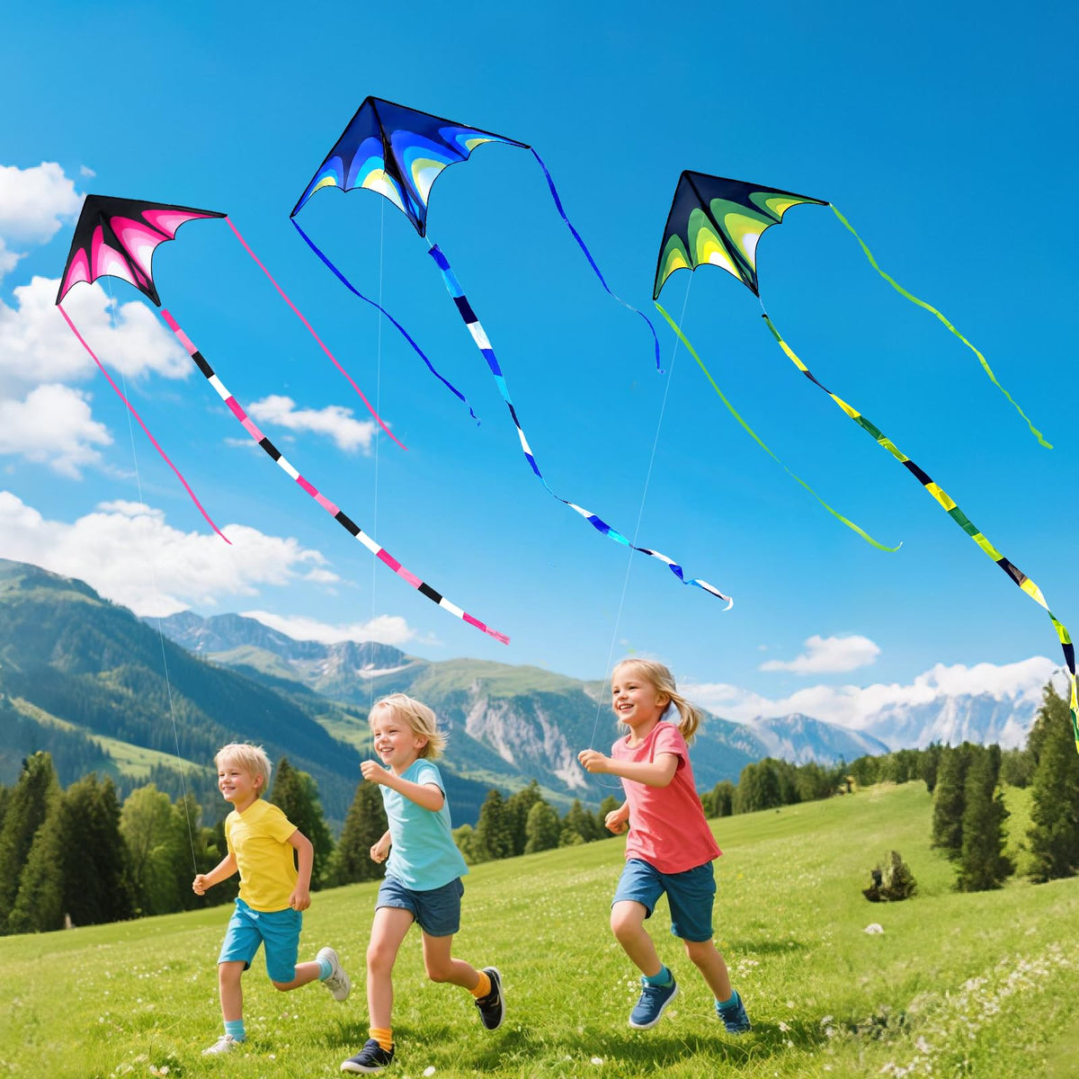 SGftre Delta Kite packaging shown, compact set ideal for travel and storage.