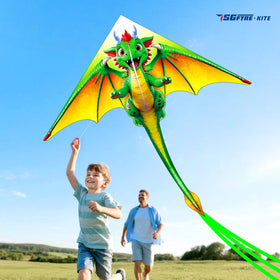 SGftre Delta kite soaring high with easy handling for beginners.