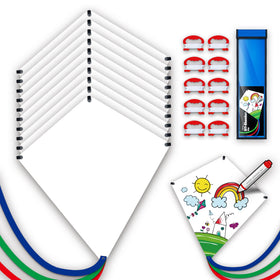 SGftre DIY Diamond Kite with blank surface for personal painting and creativity.