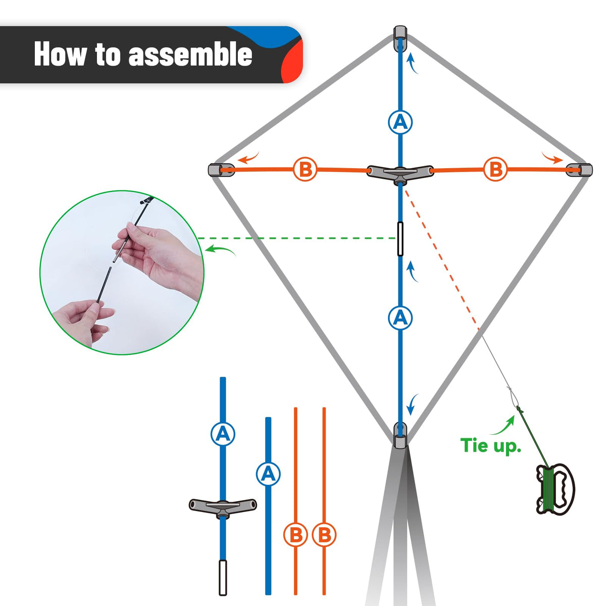 SGftre Easy-to-fly kite in breeze, ideal for beginners.