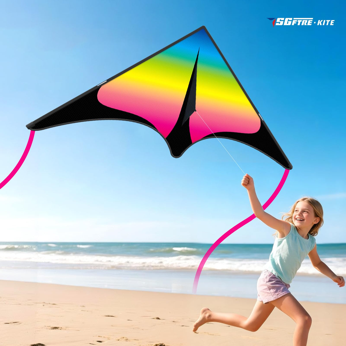 SGftre family flying kites outdoors, capturing joyful moments together.