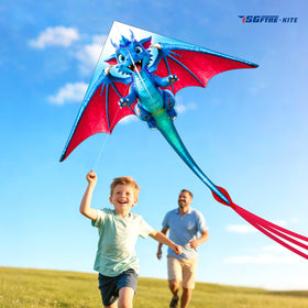 SGftre octopus kite with long tail adds dynamic movement.