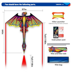 SGftre weather-resistant kite withstands gusts for year-round outdoor use