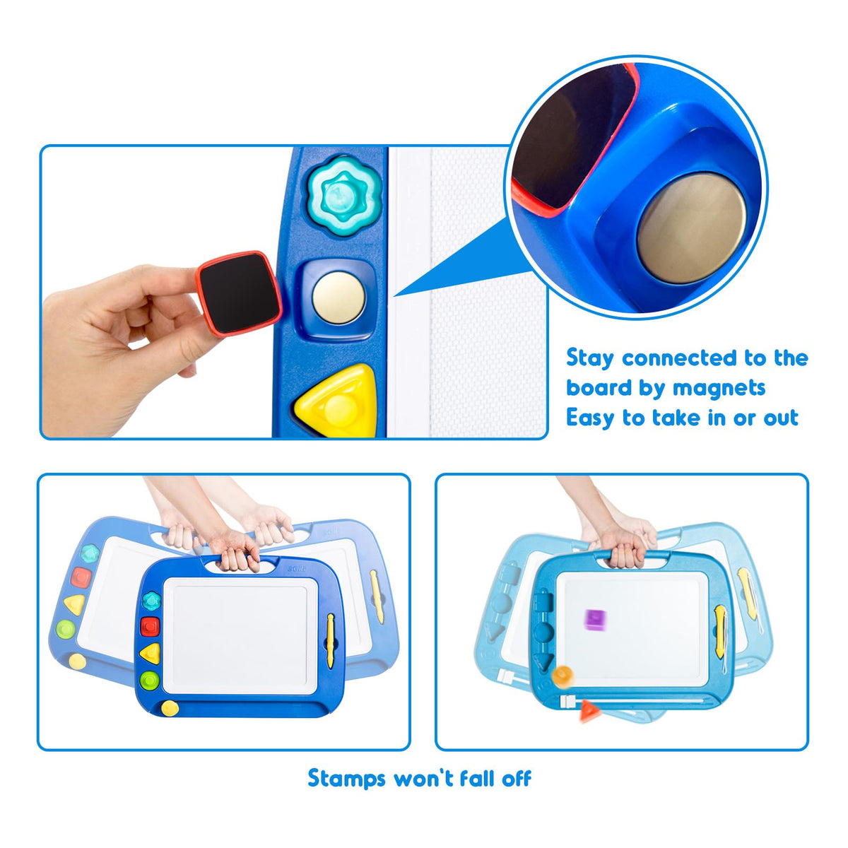 SGILE BPA-free materials and rounded edges for safe play.