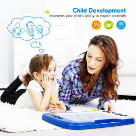 SGILE travel-friendly board keeps kids creatively engaged on the go.