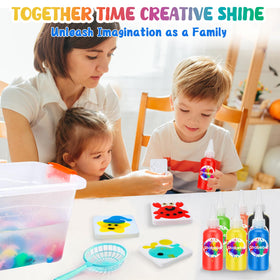 Shabebe sea creature molds to spark imaginative marine crafts.