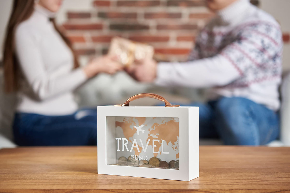 Generic Travel Fund packaging safeguards delivery with refund options.