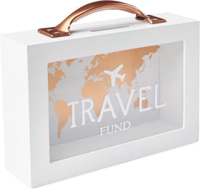 Generic Shadow Money Box Travel Fund top slot for easy deposits.