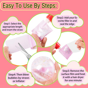 Shaguanchang Nano Tape Bubble Kit clay colors for imaginative play