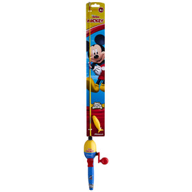 Shakespeare Disney Mickey Kit Gel-Tech grip for small hands enables easy casting.