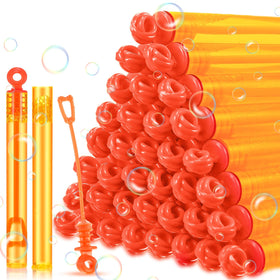 Shappy 100 Pcs mini bubble wands with rose design for festive party fun and kids' entertainment.