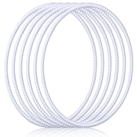 Shappy six-piece exercise hoop set assembled for durable indoor and outdoor play.