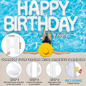 Shappy adhesive dots for letters secure the display with ease.