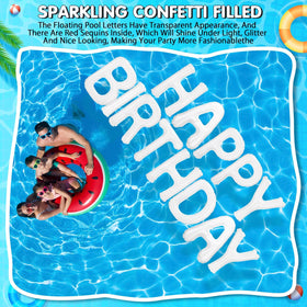 Shappy versatile pool decor for birthdays and beach parties.
