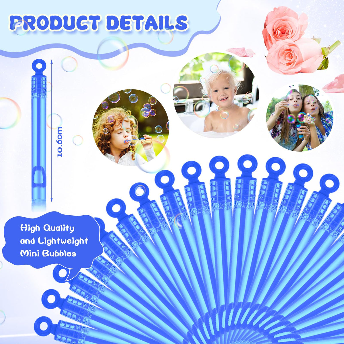 Shappy portable bubble solution wands deliver quick fun for outdoor play and events.
