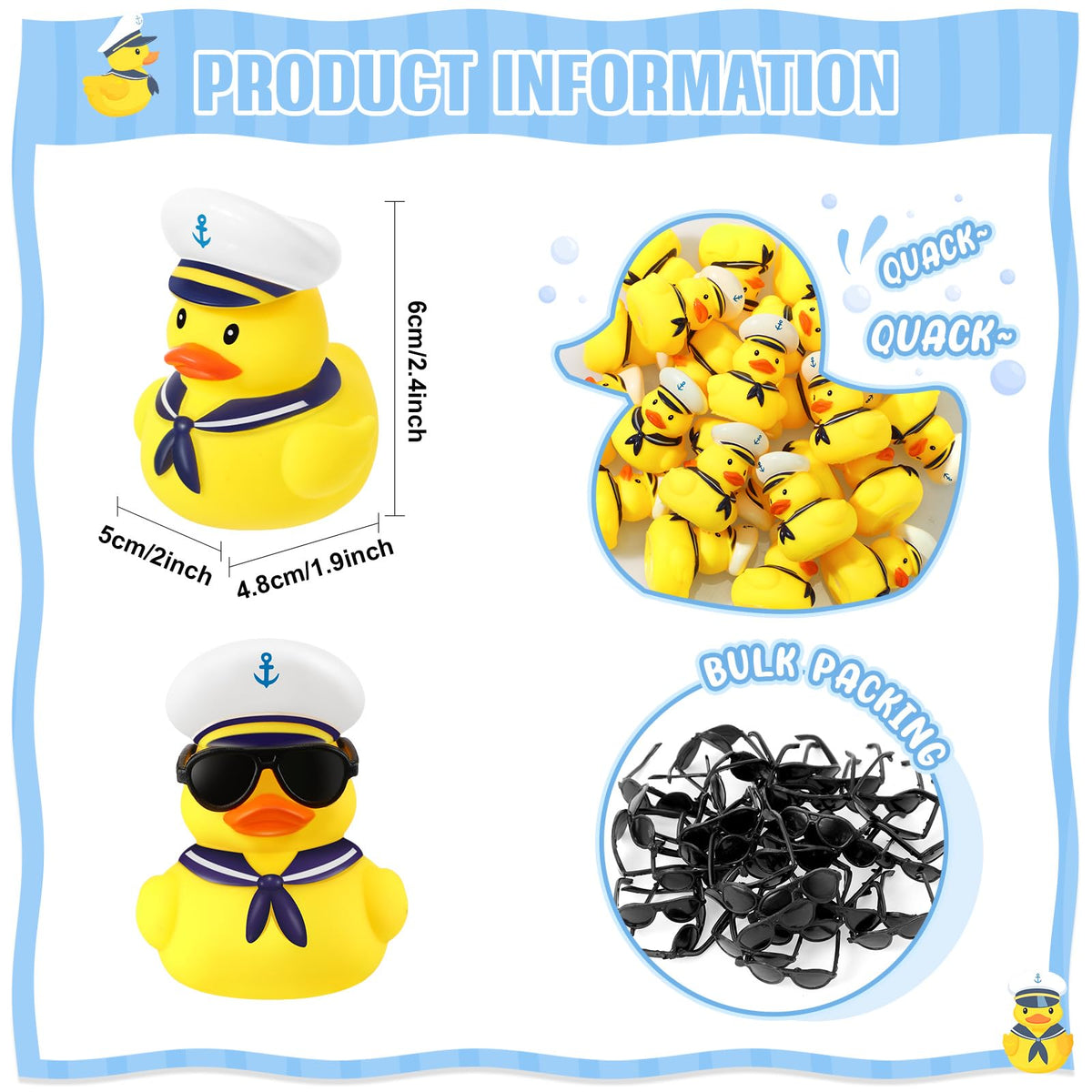 Shappy bulk rubber ducks ready for party decorations and gifts