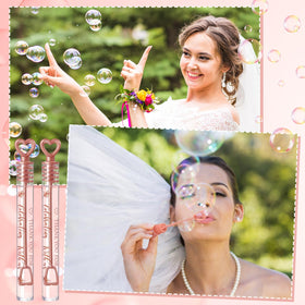 Shappy bulk wedding bubbles wands for large celebrations
