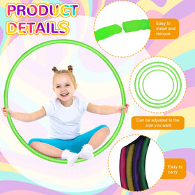 Shappy clip-snap-mechanism keeps hoops secure and easy to assemble.