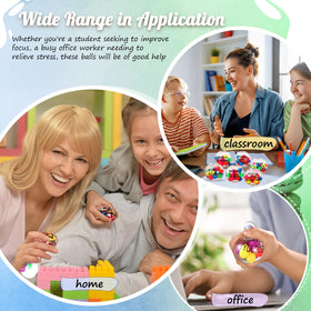 Shappy stress balls fit desks, classrooms, and travel for convenient use