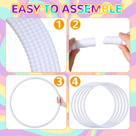 Shappy detachable adjustable hoops offer customizable size for various ages.