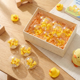 Shappy duck stress ball interior colors provide satisfying tactile play.