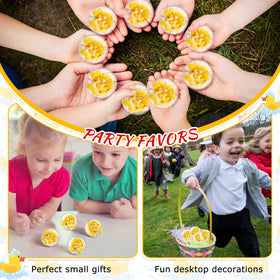 Shappy duck stress ball soft durable tpr exterior for lasting use.