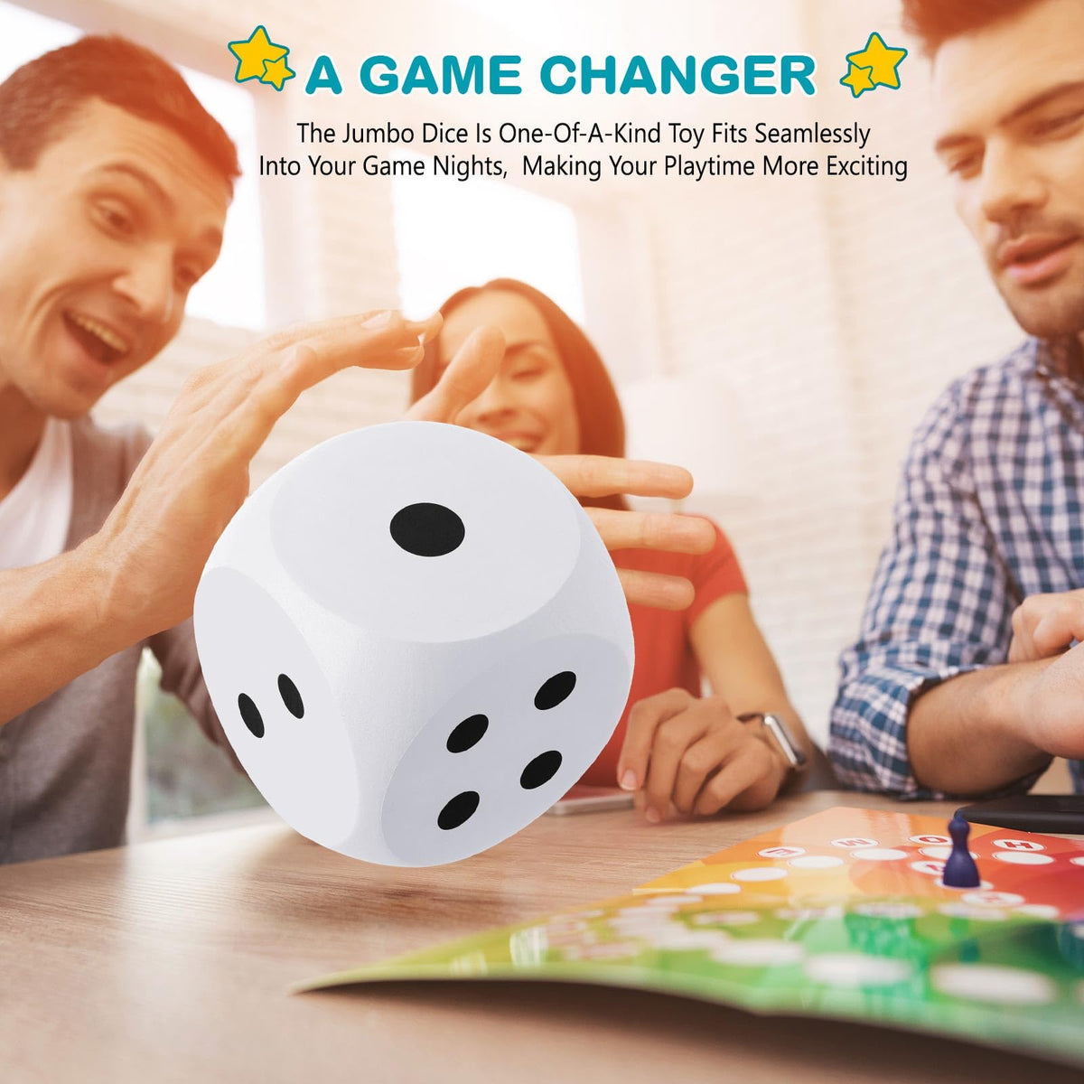 Shappy educational dice add color and versatility to family game nights.