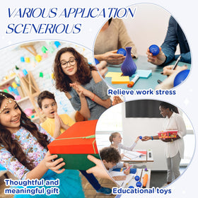 Shappy gift-pack blue stress relief balls for coworkers or friends