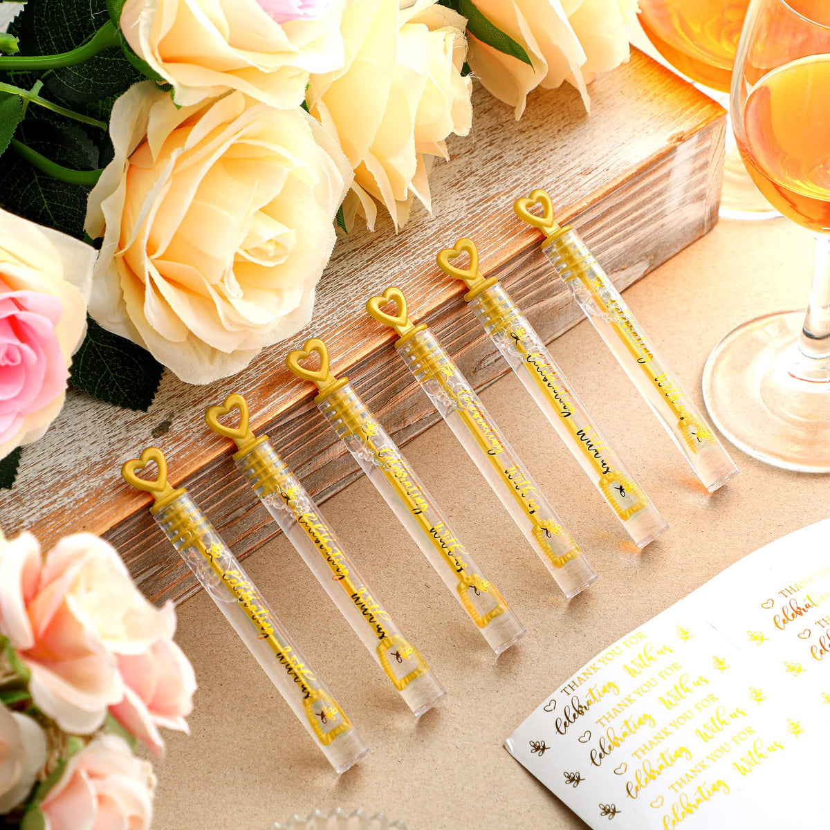 Shappy goody bag stuffer bubbles create playful guest mementos.