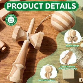 Shappy kendama traditional-size design for authentic gameplay.