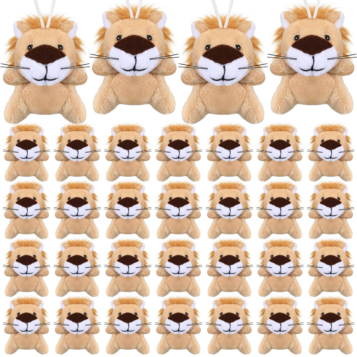Shappy 50-piece lion plush set, ideal for party favors and gifts.