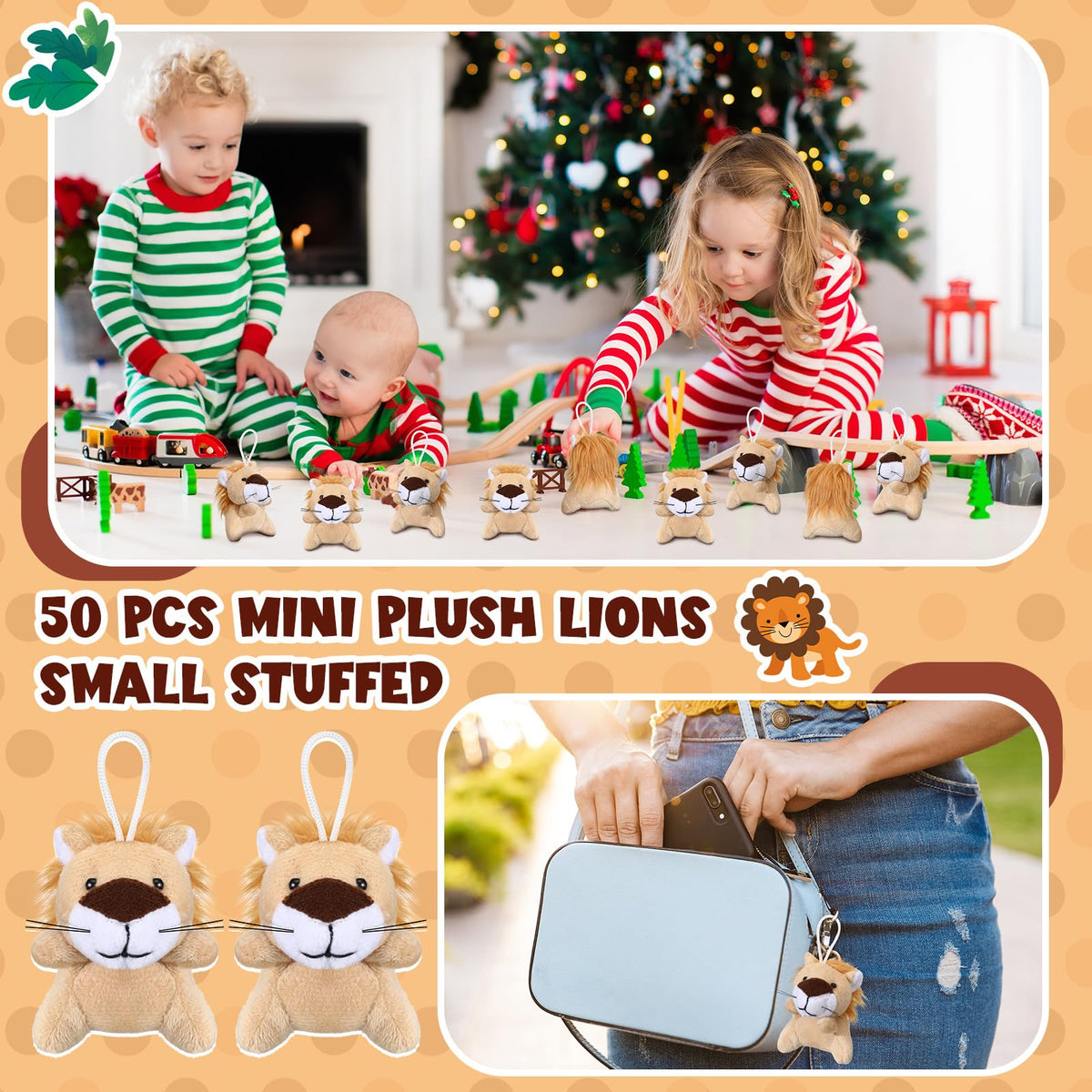 Shappy lion plush used as carnival prize and birthday party favor.