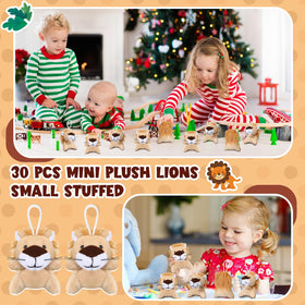 Shappy mini lion plush, 6 cm, close-up fur detail