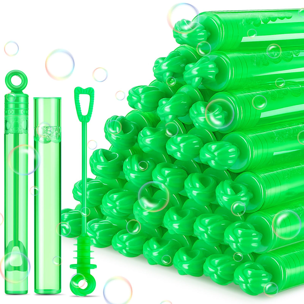 Shappy mini bubble wands with rose design for outdoor play and party fun.