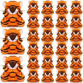 Shappy mini tiger plush 30pc pack for party favors and stocking stuffers