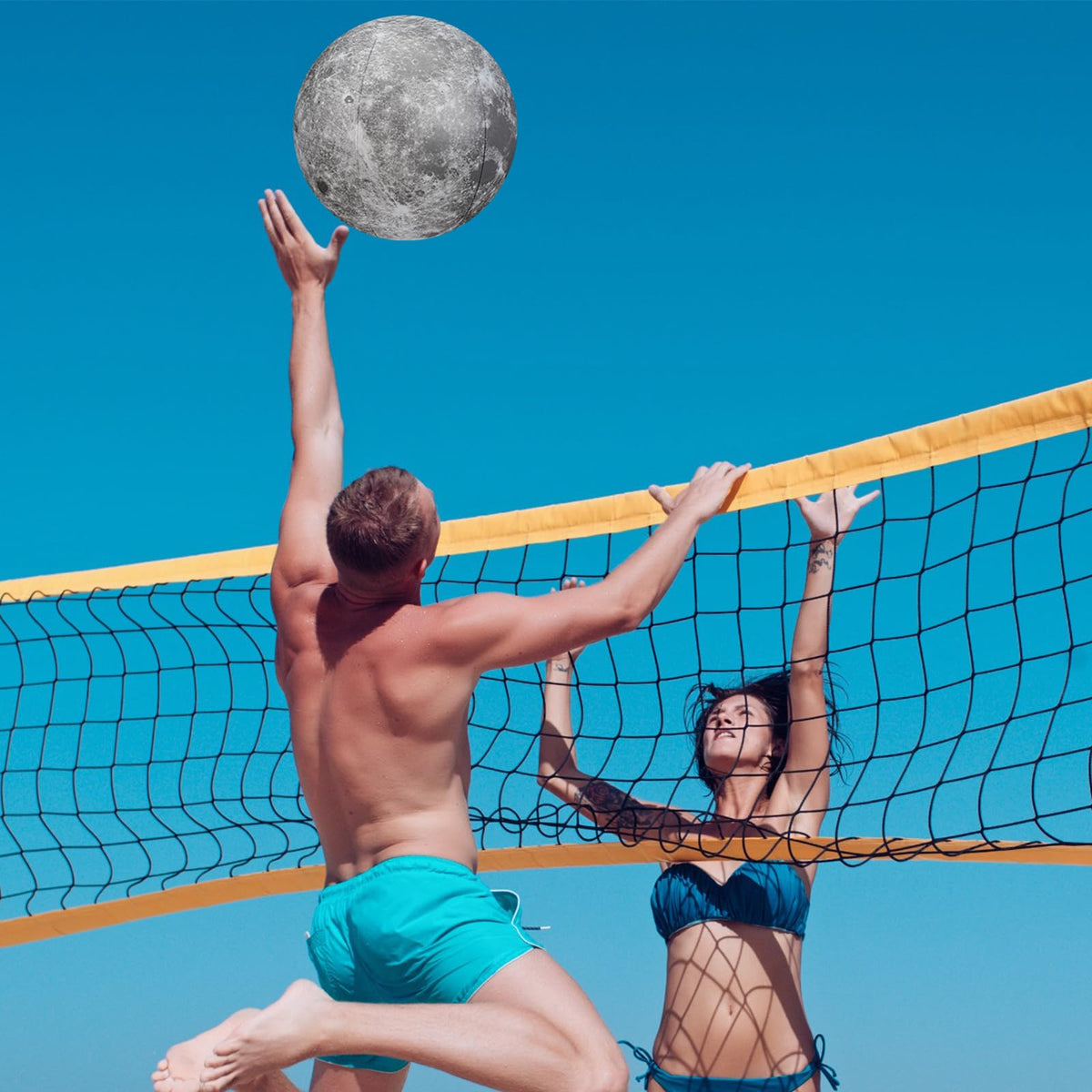 Shappy moon inflatable ball classroom setup for engaging science demonstrations.